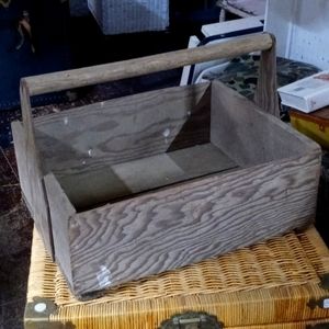 Vintage Antique Wooden Tool Box
